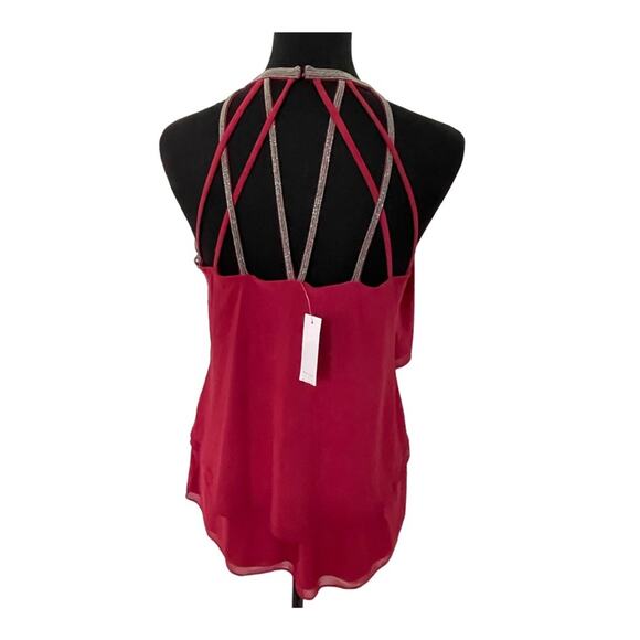 New ~ WHITE HOUSE BLACK MARKET ~ Stunning top! sz S - Picture 2 of 9